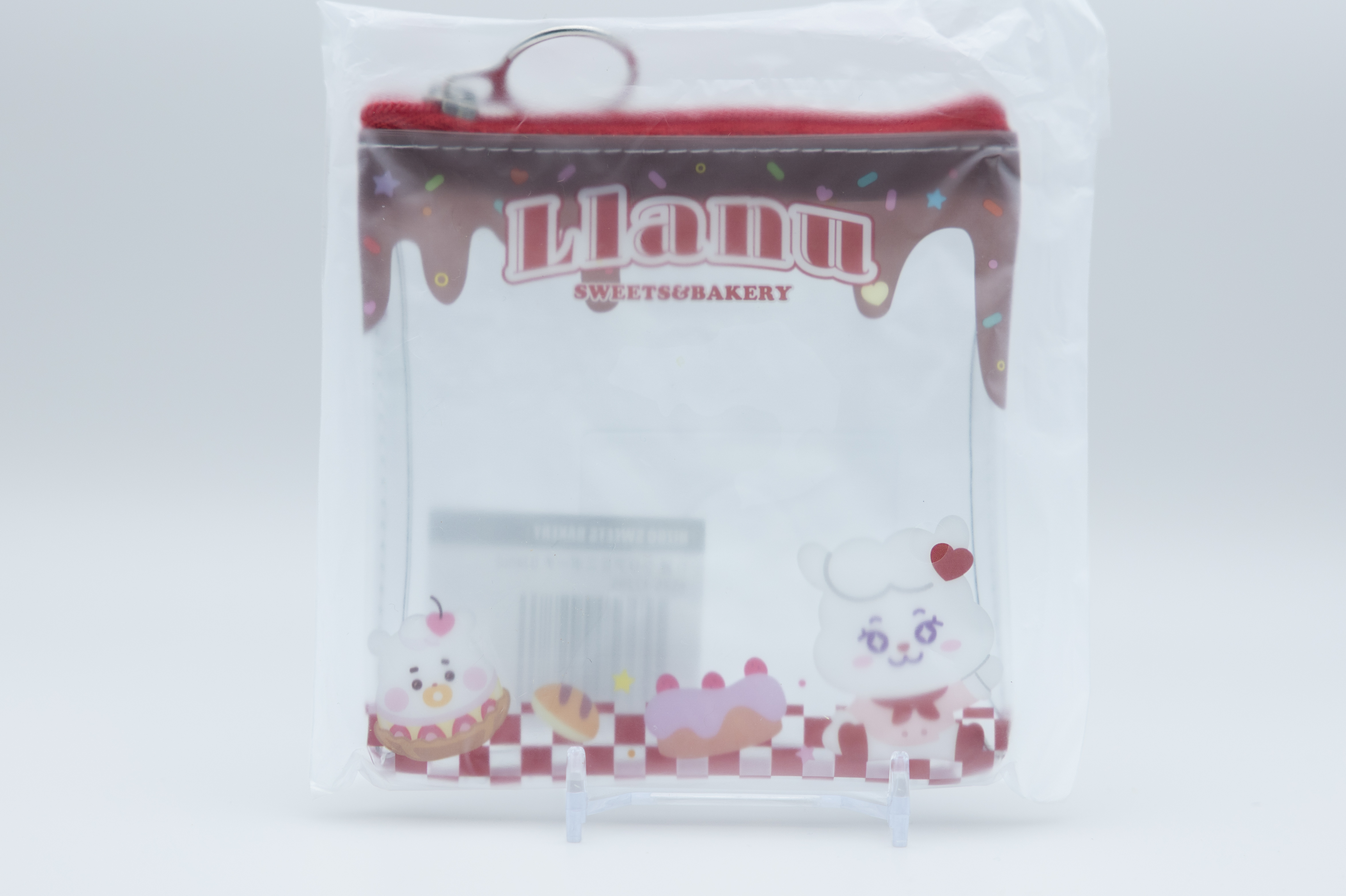 NIZOO POP UP STORE -NIZOO SWEETS BAKERY- オンラインくじ D賞 クリアミニポーチ -Llanu-
