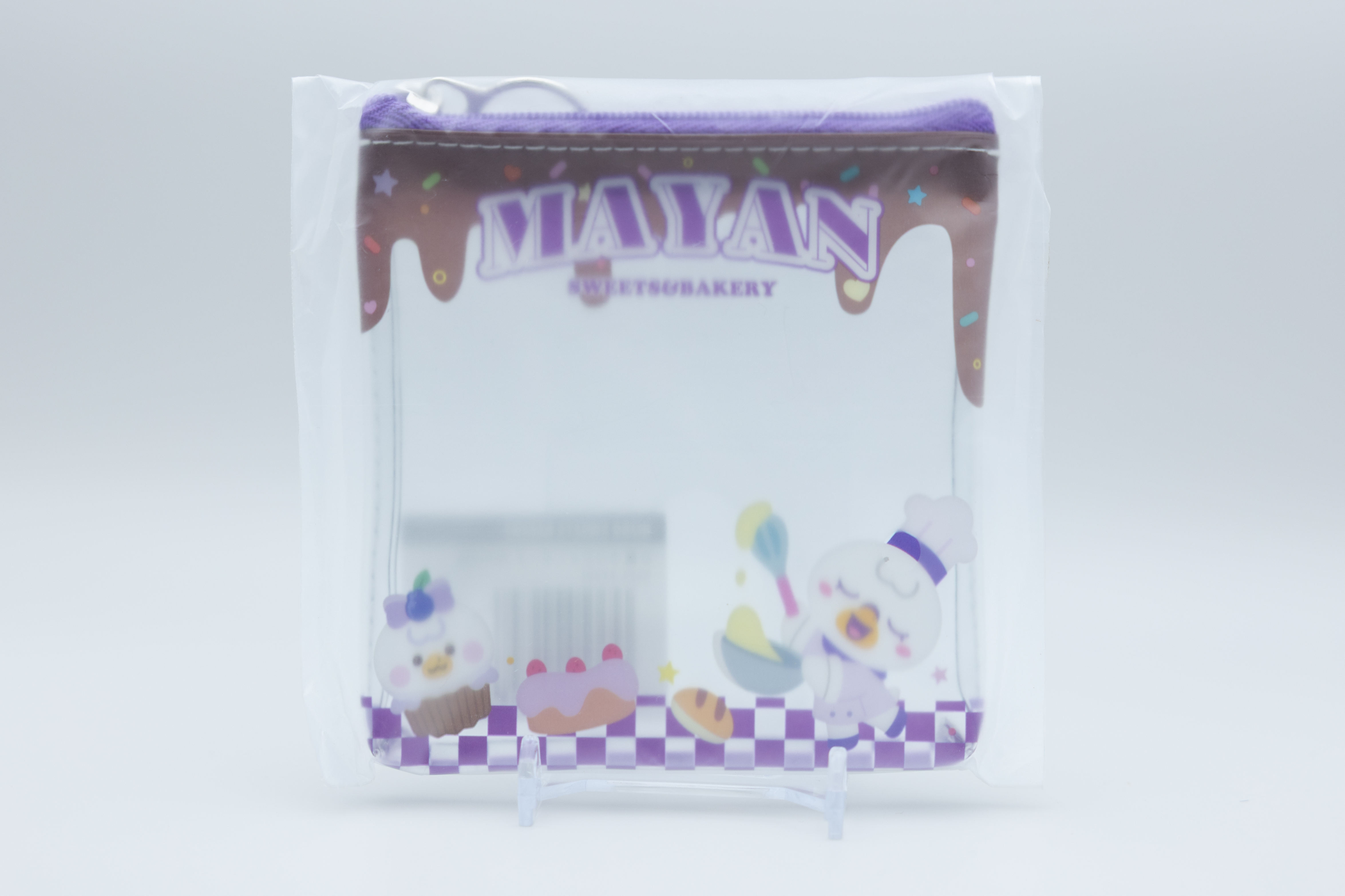 NIZOO POP UP STORE -NIZOO SWEETS BAKERY- オンラインくじ D賞 クリアミニポーチ -MAYAN-