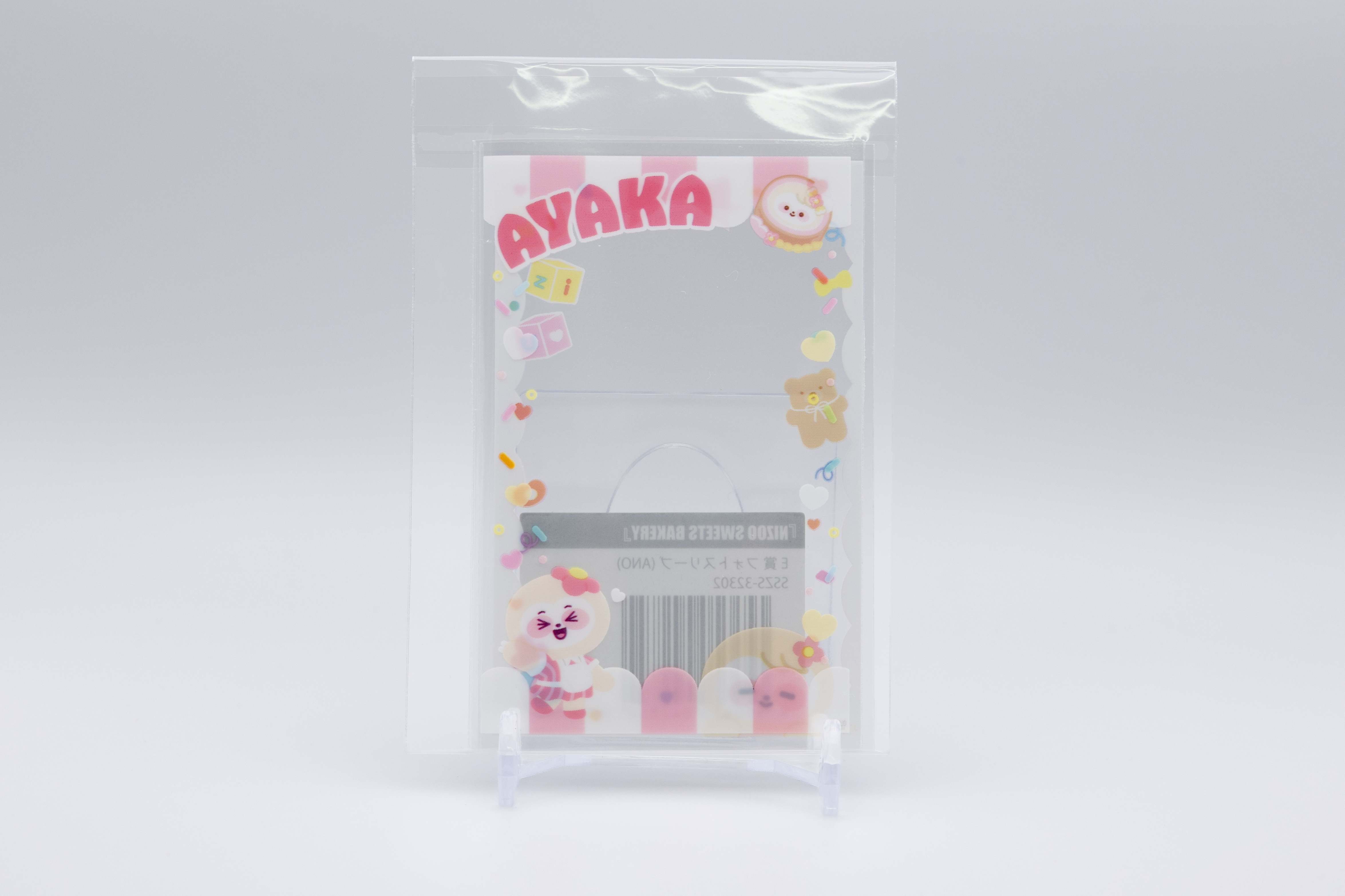 NIZOO POP UP STORE -NIZOO SWEETS BAKERY- オンラインくじ E賞 フォトスリーブ -ANO-