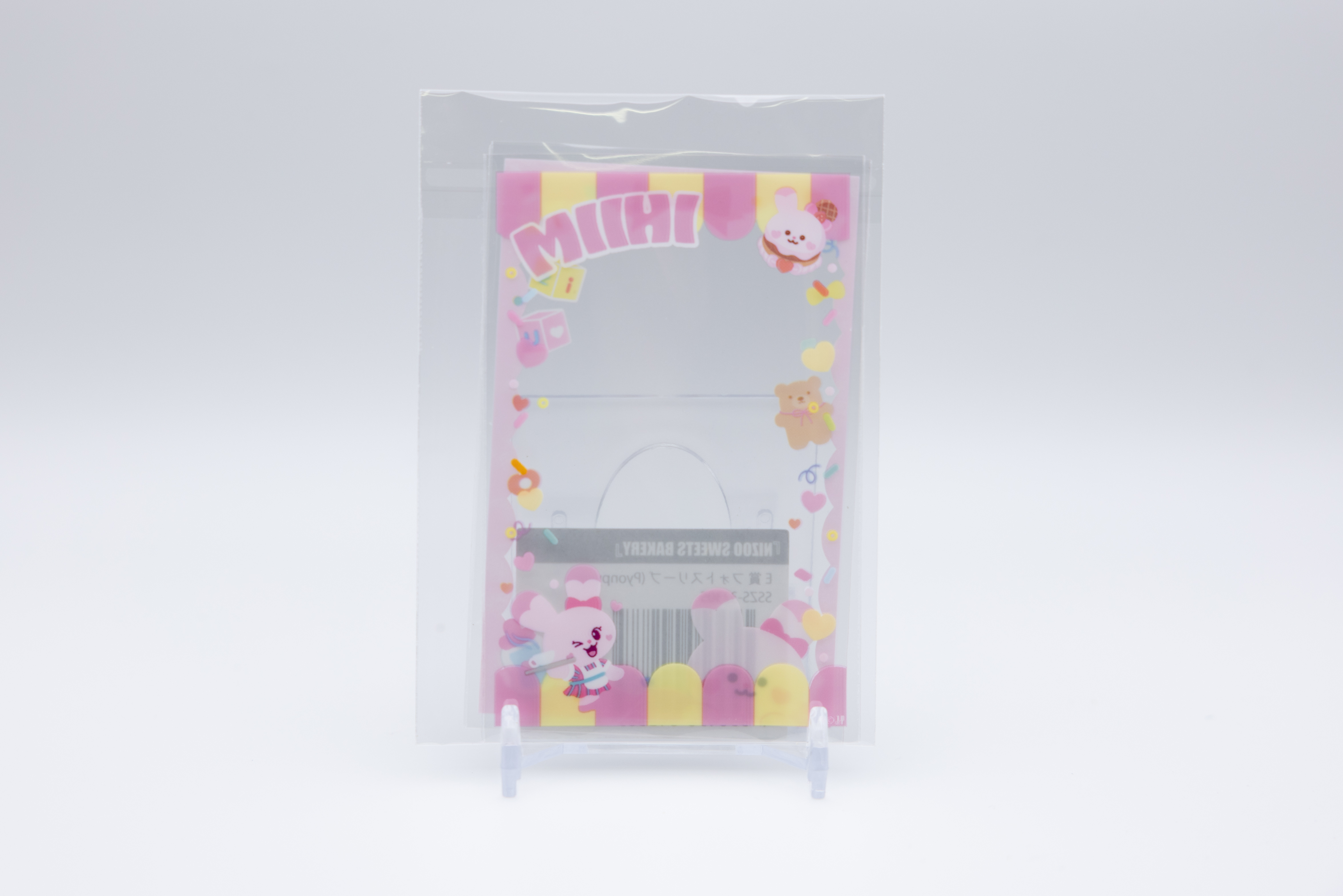 NIZOO POP UP STORE -NIZOO SWEETS BAKERY- オンラインくじ E賞 フォトスリーブ -Pyonpyon-